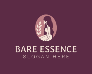 Nude Woman Spa logo design