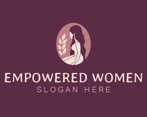 Nude Woman Spa logo design