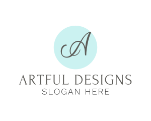 Elegant Cursive Studio logo design