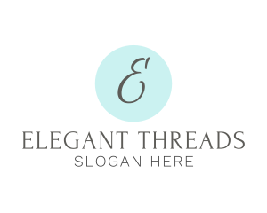 Elegant Cursive Studio logo design