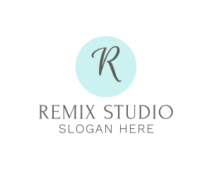 Elegant Cursive Studio logo design