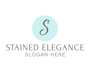 Elegant Cursive Studio logo design