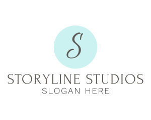 Elegant Cursive Studio logo design