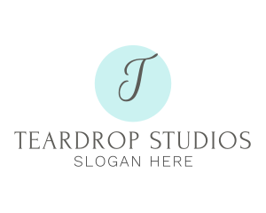 Elegant Cursive Studio logo design