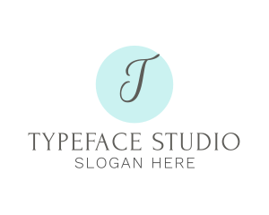 Elegant Cursive Studio logo design