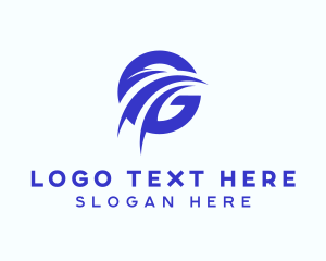 Logistics - Hawk Aviation Logistics Letter G logo design