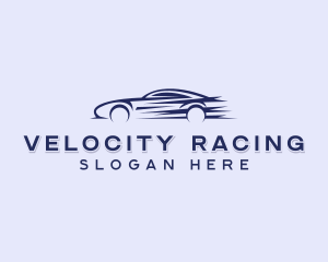 Car Racing Vehicle logo design