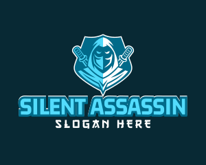 Ninja Warrior Assassin logo design