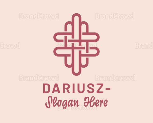 Knitting Pattern Fabric Logo