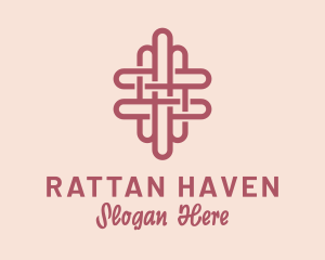 Rattan - Knitting Pattern Fabric logo design