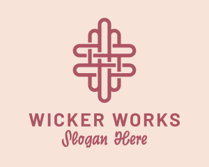Wicker - Knitting Pattern Fabric logo design