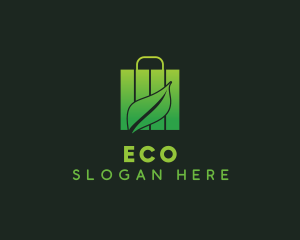 Sale - Eco Friendly Shopping Bag logo design