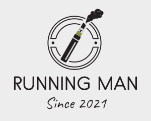 Smoking - Vape Pen Emblem logo design