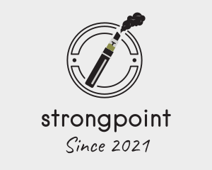 Smoke - Vape Pen Emblem logo design