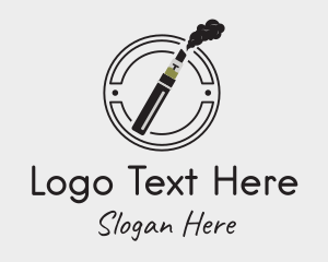 Vape Pen Emblem  Logo