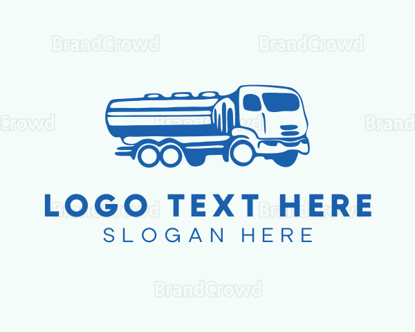 Oil Tanker Truck Logo