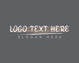 Styling - Handwritten Brushstroke Style logo design