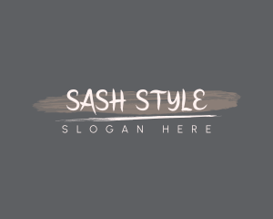 Handwritten Brushstroke Style logo design