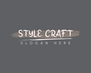 Styling - Handwritten Brushstroke Style logo design