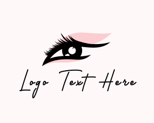 Woman - Beauty Eyelash Makeup logo design