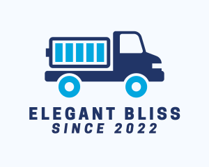 Movers - Battery Transport Truck logo design