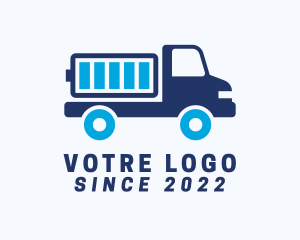 Charging - Battery Transport Truck logo design