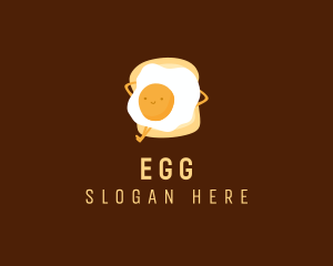 Egg Sandwich Cafe logo design