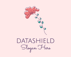 Petals - Minimalist Fan Flower logo design