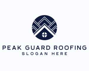 Roofing Property Contractor logo design