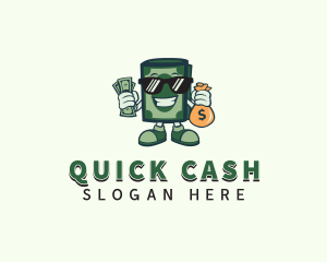 Cash - Money Cash Currency logo design