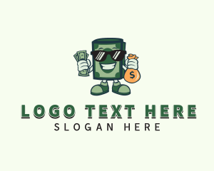 Cash - Money Cash Currency logo design