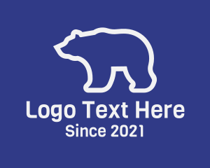 Bear - Wild Polar Bear logo design