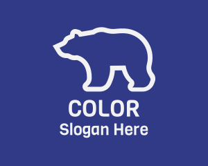 Wild Polar Bear  Logo