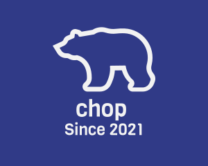 Antarctica - Wild Polar Bear logo design