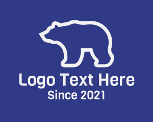 Wildlife Conservation - Wild Polar Bear logo design