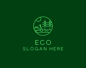 Eco Scooter Travel  logo design