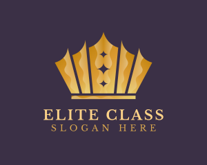 Elegant King Crown logo design