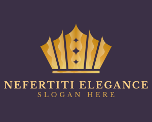 Elegant King Crown logo design