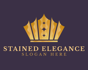 Elegant King Crown logo design