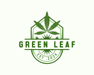 Marijuana Weed Cannabis logo design