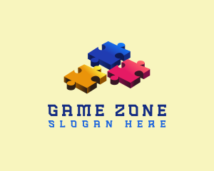 Puzzle Blocks Jigsaw logo design