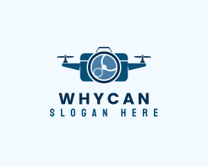 Vlogging - Flying Camera Photography logo design