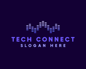 Digital Audio Wave Logo