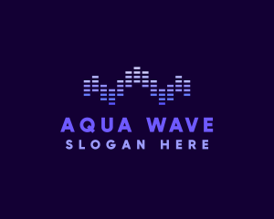 Digital Audio Wave logo design