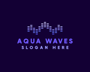 Digital Audio Wave logo design