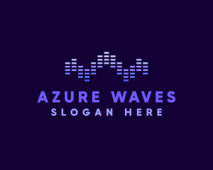 Digital Audio Wave logo design