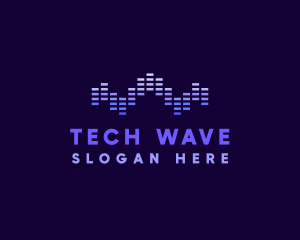 Digital Audio Wave logo design