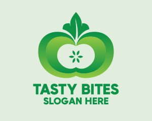 Shiny Green Fruit logo design