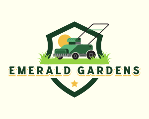 Lawn Yard Mower logo design