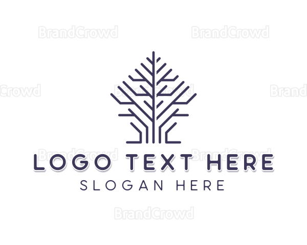 Eco Sustainable Tree Logo